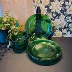 Arcoroc Groen Sierra Borden & Kommen, Gebruikt, Ophalen of Verzenden, Glas, Bord(en)
