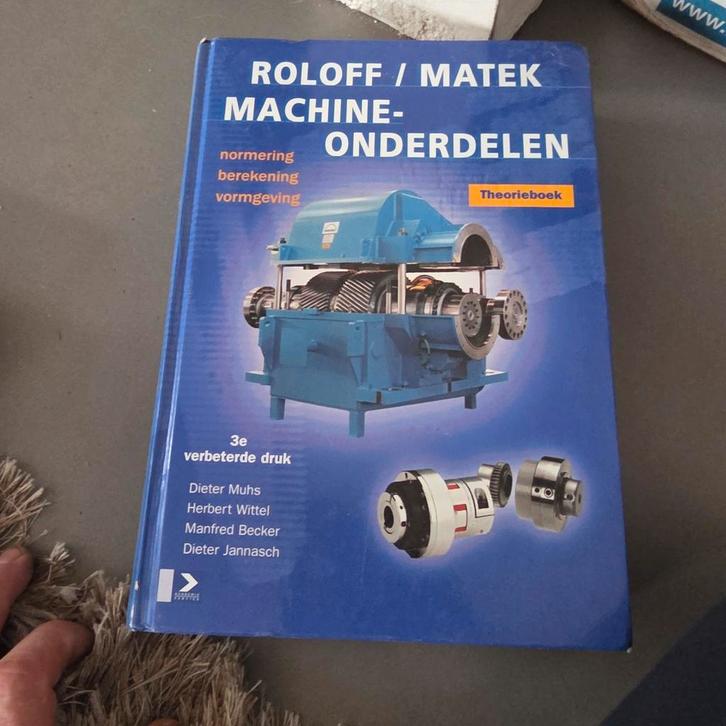 Roloff/Matek Machineonderdelen - Theorieboek, Boeken, Techniek, Gelezen, Werktuigbouwkunde, Ophalen of Verzenden