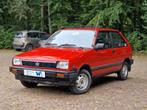 Subaru Justy J10 S Sunroof | Nieuwe Apk | Zeldzaam |, Auto's, Justy, Stof, 54 pk, Zwart