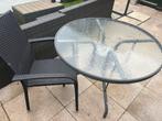 Tafel met stoelen, Ophalen, Gebruikt, Rond, Metaal