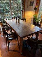 Houten Tafel met Laden - 200x90 cm, Huis en Inrichting, Tafels | Eettafels, Ophalen, Gebruikt, 200 cm of meer, 50 tot 100 cm