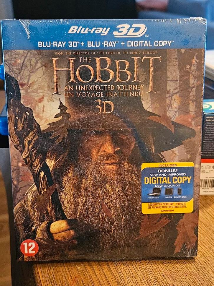 The Hobbit: An Unexpected Journey Blu-ray nieuw in verpakkin, Cd's en Dvd's, Dvd's | Science Fiction en Fantasy, Nieuw in verpakking