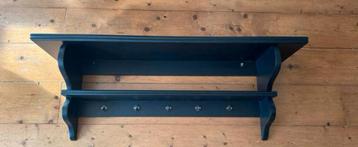 Zwarte Kapstok met 5 Haken - Landelijke Stijl beschikbaar voor biedingen