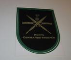 Korps Commando Troepen sticker, Verzamelen, Militaria | Algemeen, Verzenden