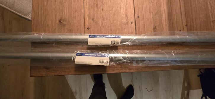 Obelink rafterstang 1200 + Thule Fabric Clamps doekklemmen, Caravans en Kamperen, Caravan accessoires, Nieuw, Ophalen of Verzenden