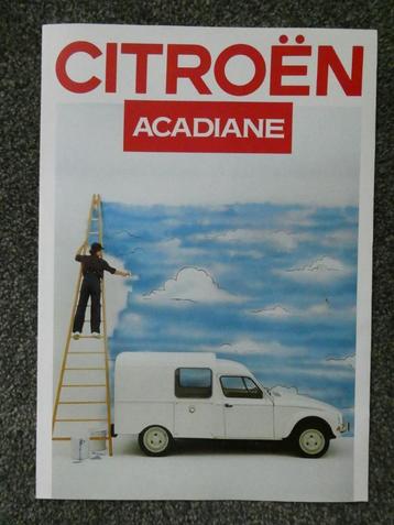 Citroen Acadiane folder , Frans beschikbaar voor biedingen