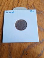 Halve cent 1911, Ophalen of Verzenden, Koningin Wilhelmina, Overige waardes