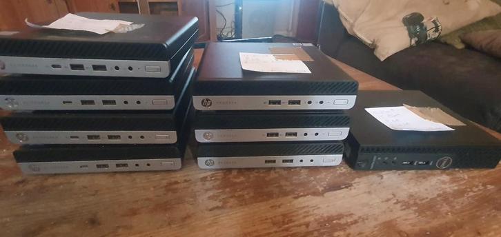 12x Mini Pc's lekker klein i5-6500 7500-8500-9500 dell en hp, Computers en Software, Windows Laptops, Gebruikt, 15 inch, SSD, 3 tot 4 Ghz