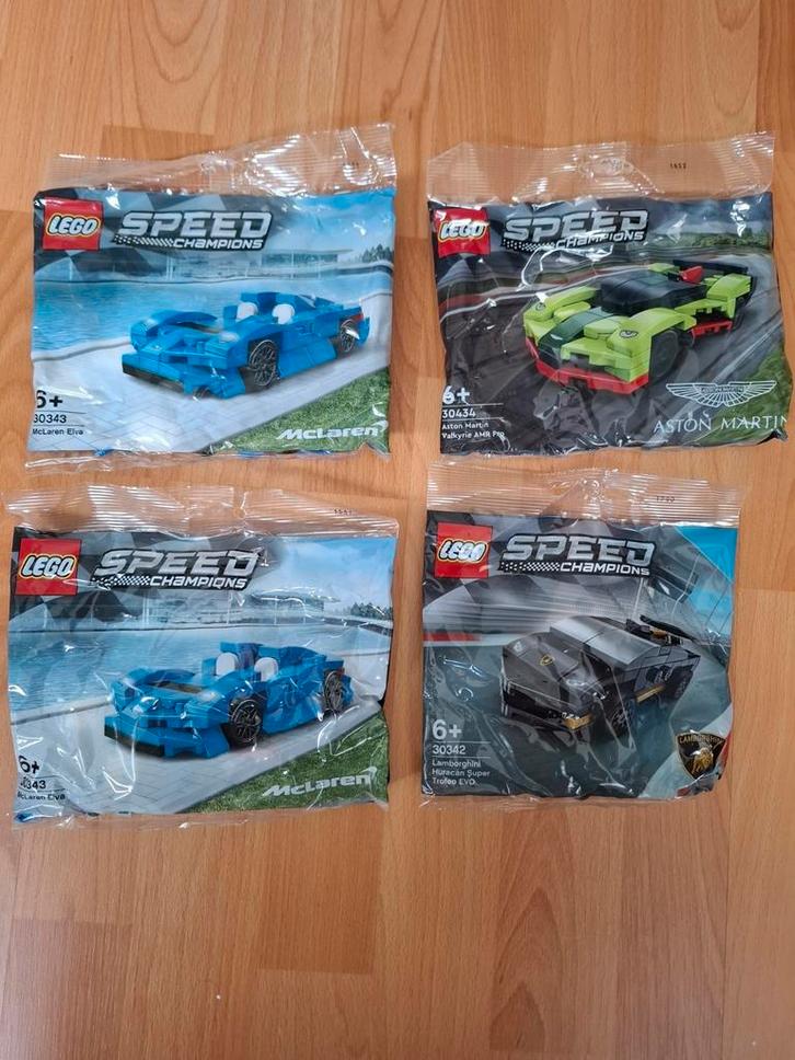 4x Lego Speed Champions Polybags (Ongeopend), Kinderen en Baby's, Speelgoed | Duplo en Lego, Nieuw, Lego, Complete set, Ophalen of Verzenden