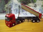 Tekno - Mercedes Actros met 2 assige Meiller Kipper -    9, Ophalen of Verzenden, Zo goed als nieuw, Bus of Vrachtwagen, Tekno