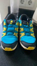 Salomon speedcross maat 37 blauw/lime groen, Ophalen of Verzenden, Zo goed als nieuw, Schoenen