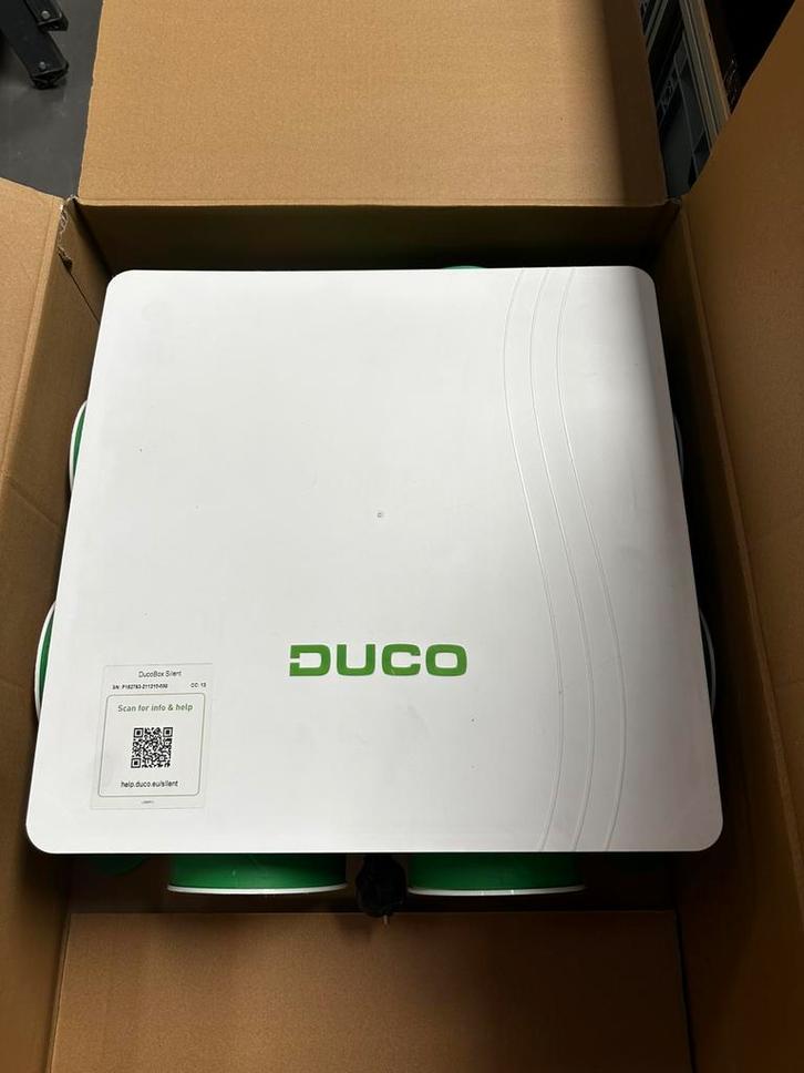Duco Silent box met vocht sensor - mechanische ventilatie, Doe-het-zelf en Verbouw, Ventilatie en Afzuiging, Nieuw, Ventilator