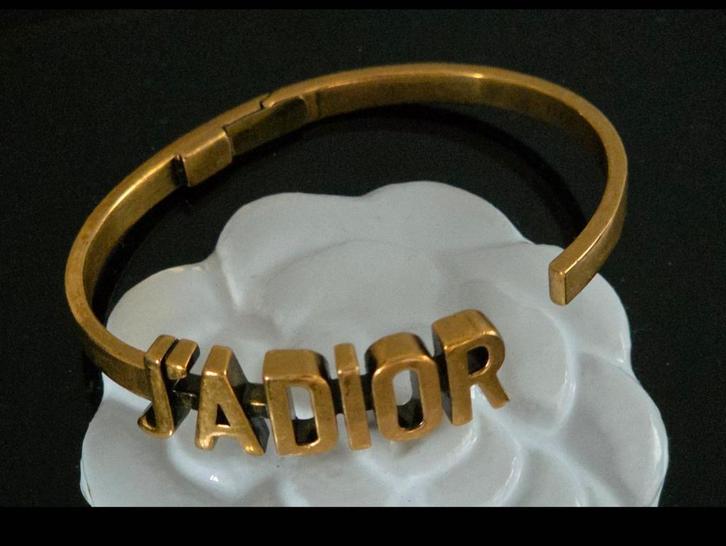 Dior - J'adior bracelet armband, Sieraden, Tassen en Uiterlijk, Armbanden, Zo goed als nieuw, Goud, Ophalen of Verzenden