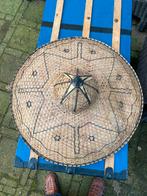 Vintage bamboe rijstvelden hoed, Ophalen of Verzenden