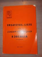 Zundapp Bella R204 Ersatzteil-Liste, Ophalen of Verzenden, Overige merken