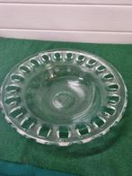 Schaal met open rand dik glas, Ophalen of Verzenden, 'T Olde Gre-j, Info@toldegrej.nl, Endepoelstraat 20f Didam
