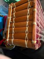 Rieten Mand Rechthoekig Vintage, Huis en Inrichting, Woonaccessoires | Schalen en Manden, Gebruikt, Mand, Ophalen of Verzenden