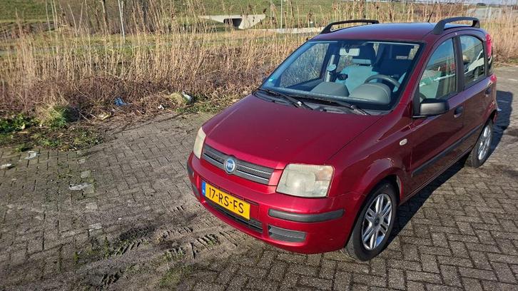 Fiat Panda 1.2 Dualogic 2005 Rood, Auto's, Fiat, Particulier, Panda, Airbags, Airconditioning, Boordcomputer, Centrale vergrendeling