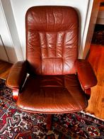 Leren stoel, Huis en Inrichting, Fauteuils, Gebruikt, Leer, 75 tot 100 cm, Ophalen