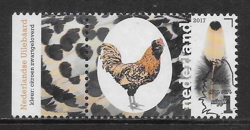 2017, Kippenrassen, Nederlandse Uilebaard [3492] (K2605), Postzegels en Munten, Postzegels | Nederland, Ophalen of Verzenden