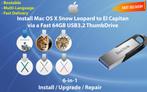 Installeer Mac OS X 10.6.3-10.11.6 via 64GB USB-Stick!! OSX, Computers en Software, Besturingssoftware, Ophalen of Verzenden, Nieuw
