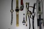 Een lot met sieraden en horloges, Sieraden, Tassen en Uiterlijk, Overige materialen, Gebruikt, Overige kleuren, Ophalen of Verzenden