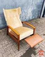Vintage jaren 50 oorfauteuil, Hout, Gebruikt, Vintage, ?
