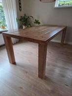 Steigerhouten eettafel te koop lengte 220, Huis en Inrichting, Ophalen, 200 cm of meer, 50 tot 100 cm, Vijf personen of meer