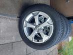 Originele aluminium audi velgen op winterbanden  215/65/17, Auto diversen, Wieldoppen, Ophalen, Zo goed als nieuw
