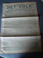 Het volk donderdag 13 augustus 1914, Boeken, Tijdschriften en Kranten, Krant, Ophalen of Verzenden, Zo goed als nieuw