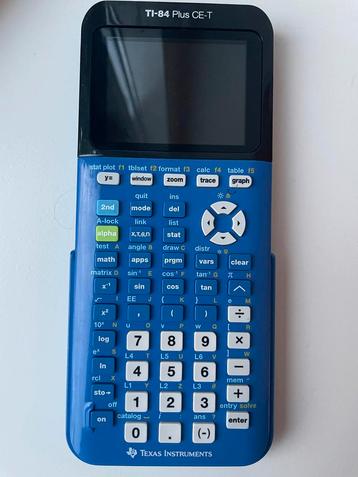 TI-84 Plus CE-T grafische rekenmachine Texas Instruments beschikbaar voor biedingen