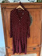 bordeauxrode stippen jurk King Louie 44, Maat 42/44 (L), Ophalen of Verzenden, Zo goed als nieuw, King Louie