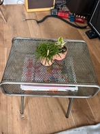 Bijzettafel Industrieel- (hout en staal), Metaal of Aluminium, 55 tot 75 cm, Zo goed als nieuw, Vintage / industrieel