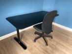Ikea Bureau met bureaustoel, Huis en Inrichting, Bureaus, Ophalen, In hoogte verstelbaar, Zo goed als nieuw, Bureau