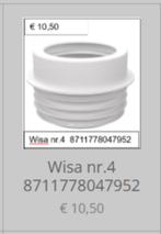 Wisa nr.4 8711778047952, Ophalen, Nieuw, Toilet