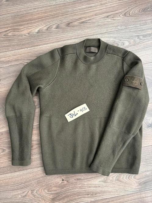 Stone Island ghost piece knit trui, osti reflective shadow, Kleding | Heren, Truien en Vesten, Zo goed als nieuw, Maat 48/50 (M)