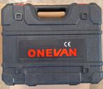 Accu Boormachine Onevan - Complete Set, Doe-het-zelf en Verbouw, Gereedschap | Boormachines, Ophalen of Verzenden, Zo goed als nieuw