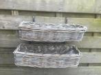 2x Rotan Bloembakken voor Binnen/Buiten, Tuin en Terras, Bloembakken en Plantenbakken, Ophalen, Gebruikt, Minder dan 30 cm, Binnen