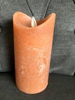 Nieuw/hoge-oranje led wax kaars op batterij/BLokker, Huis en Inrichting, Overige materialen, Overige kleuren, Nieuw, Ophalen of Verzenden