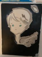 Schilderij “ engel “, Antiek en Kunst, Ophalen