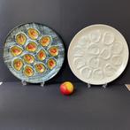 Oesterbord, heel groot, 2 grote presenteerschalen, jaren 60, Verzenden