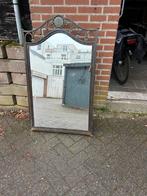 Smeedijzeren spiegel, 115x72 cm, Antiek en Kunst, Ophalen, Rechthoekig, 100 tot 150 cm