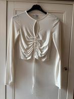 Kort truitje maat S, Kleding | Dames, T-shirts, Wit, Ophalen of Verzenden, Zo goed als nieuw, Lange mouw