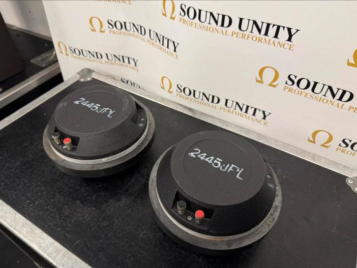 JBL Professional 2445J hoogdrivers, Audio, Tv en Foto, Luidsprekers, Front, Rear of Stereo speakers, 120 watt of meer, JBL, Ophalen