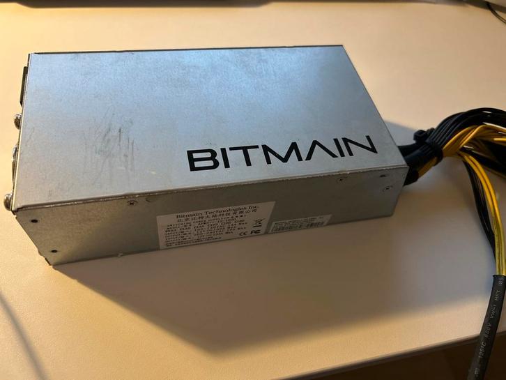 Bitmain PSU - Voeding voor Bitcoin Miner, Computers en Software, Interne voedingen, Gebruikt, Ophalen of Verzenden