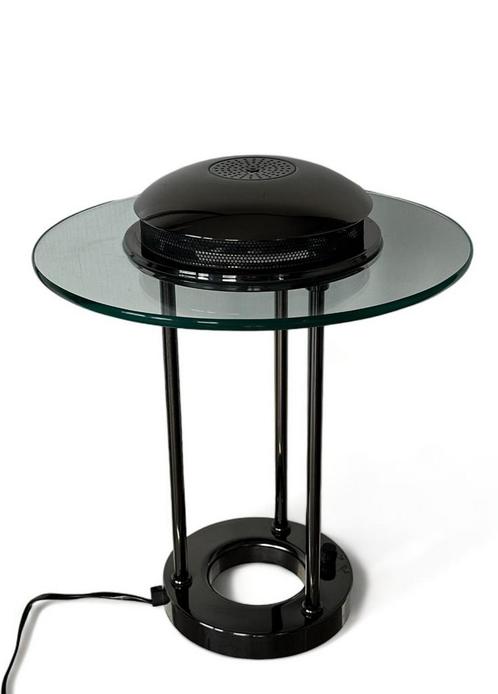 Robert Sonneman vintage SMC boxford tafellamp glas 1980, Huis en Inrichting, Lampen | Tafellampen, Gebruikt, Minder dan 50 cm