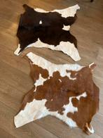 2x nieuw koeienhuid koeienvel, Huis en Inrichting, Stoffering | Tapijten en Kleden, Zwart, Zo goed als nieuw, Rechthoekig, 50 tot 100 cm
