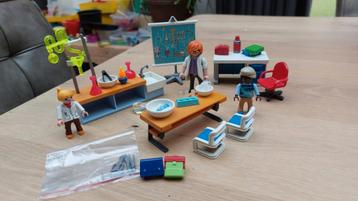 Playmobil Scheikundelokaal (9456)-compleet beschikbaar voor biedingen