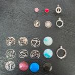 Grote set My iMenso sieraden 19- delig 3x medaillon r, Met edelsteen, Ophalen of Verzenden, Zo goed als nieuw, Zilver