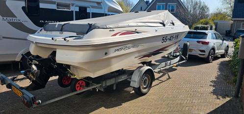 Schitterende Monterey 180 FS Bowrider. Incl Trailer, Watersport en Boten, Speedboten, Zo goed als nieuw, 6 meter of meer, Benzine